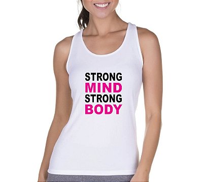 Regata Feminina Fitness Strong Mint Strong Body