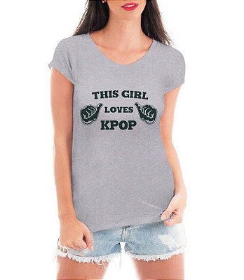 Camiseta Feminina K-Pop Girl Bandas