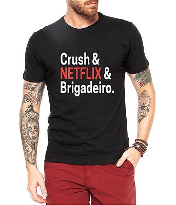 Camiseta Masculina Chusch NetFlix Brigadeiro Filmes