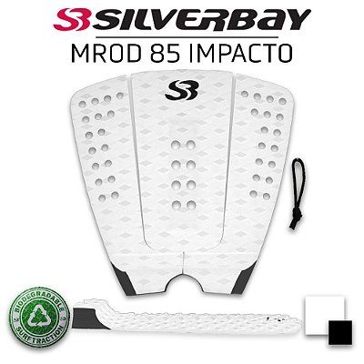 Deck Surf Silverbay MROD 85 IMPACTO - Signature Mike Rodrigues - Branco/Preto