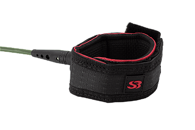 Leash Surf SILVERBAY PRO SLIM / REGULAR 6' 6mm - Militar