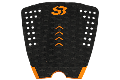 Deck Surf Silverbay Signature Mike Rodrigues Preto/Laranja