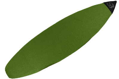 CAPA ATOALHADA SILVERBAY Para Pranchas de Surf SHORTBOARD - 5'11 á 6'1 - Verde