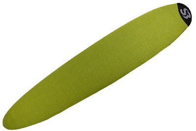 CAPA ATOALHADA SILVERBAY Para Pranchas de Surf FUNBOARD - 7'2 á 7'4 - Verde Limão