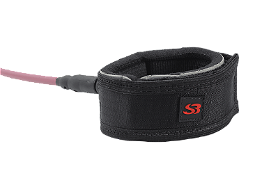 Leash Surf SILVERBAY PRO SLIM / BIG WAVE 7' 8mm - Marsala