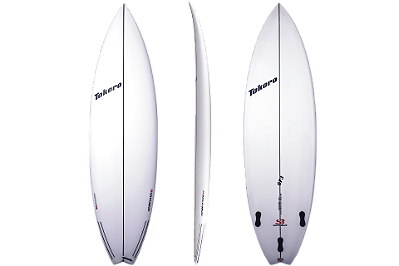 PRANCHA DE SURF SHORTBOARD TOKORO - SF3 - 5'11 x 19 1/8 x 2 1/2 x 30,36 LTS - PU