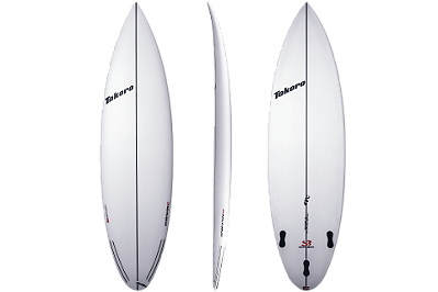 Prancha de Surf Shortboard Tokoro - 4VC - 6'1 x 19 x 2 1/2 x 29,97 - PU