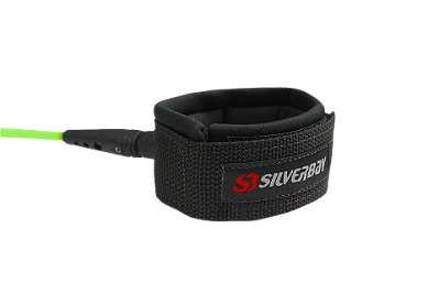 Leash Surf SILVERBAY PRO / REGULAR 6' 6mm - Verde Limão