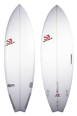 Prancha de Surf Silverbay Future Fish 6'0 x 21 x 2.62 x 37,20 litros - PU