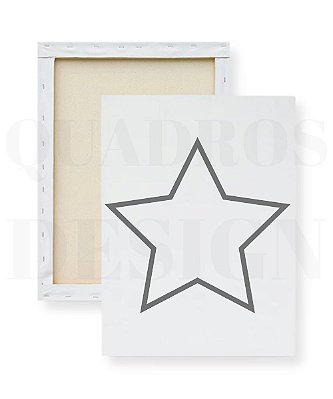 Tela para Pintura Infantil - Estrela