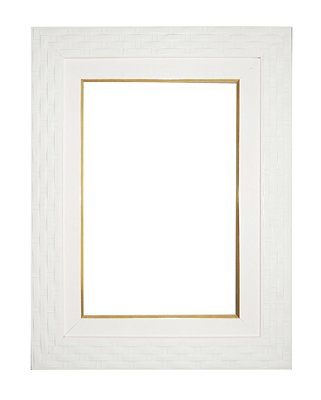 Moldura para Quadros e Telas 0083 Branca - Linha Clean