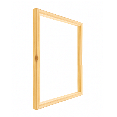 Chassis para Tela 100x100 cm - Madeira Chanfrada Sistema Anti-Marcas