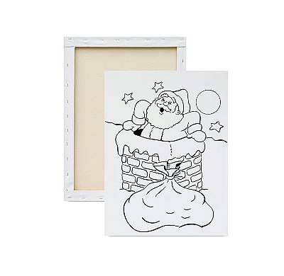 Tela para pintura infantil - Chaminé