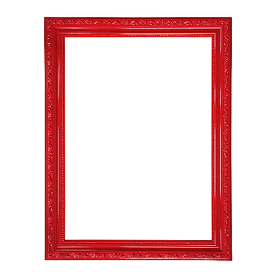 Moldura Vermelha para Fotos e Telas 0058 - Linha Clean