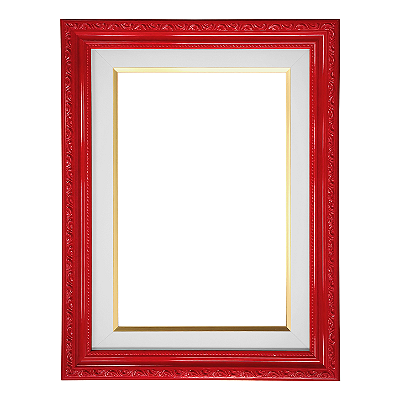 Moldura Vermelha para Quadros e Telas 0058 - Linha Clean