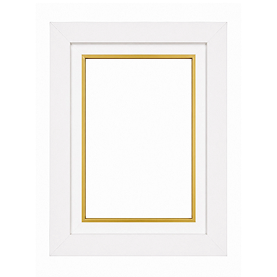 Moldura para Quadros e Telas 0011 Branca - Linha Clean