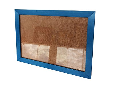 Moldura para Certificado Azul com Vidro