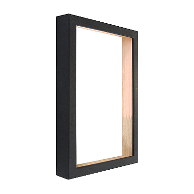 Moldura Para Painel Preta 0003 - Caixa Alta