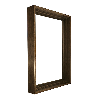 Moldura Para Painel Marrom 0219 - Canaleta