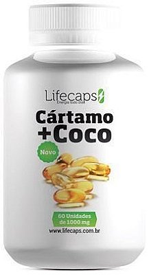 OLEO DE CARTAMO + COCO 1000Mg - 60 Capsulas