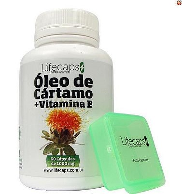 ÓLEO DE CARTAMO (Acelera o metabolismo)1000Mg - 60 Capsulas