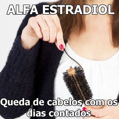 SOLUÇÃO CAPILAR CONTENDO 17–ALFA ESTRADIOL (Queda de cabelos com os dias contados)