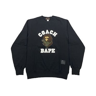 coach x bape moletom com capuz