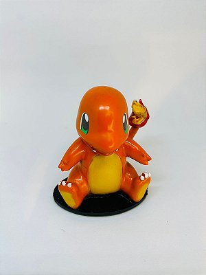 Boneco Charmander Pokémon Colecionável De Resina 12 cm - Pronta Entrega