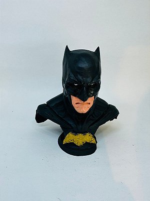 Boneco Batman Busto Liga da Justiça Colecionável De Resina - Pronta Entrega