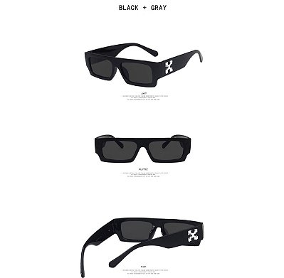 Óculos Off-White Black - Pronta Entrega