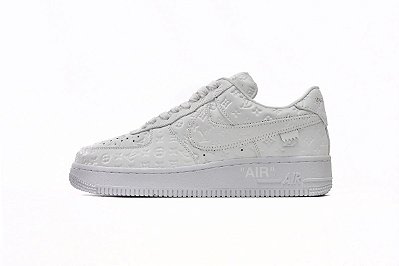 T nis Nike Supreme x Louis Vuitton x Nike Air Max 1 White Red