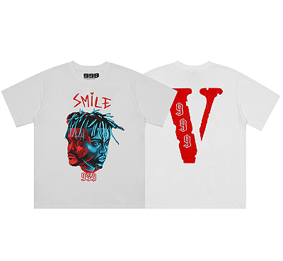 Camiseta VLONE The Weeknd x Juice WRLD Smile - Encomenda