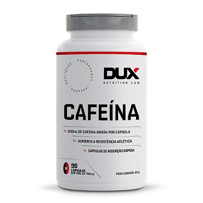Cafeína 750mg (90 cáps.) - DUX Nutrition