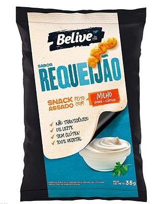 Snack De Milho Sabor Requeijão (35g) Belive