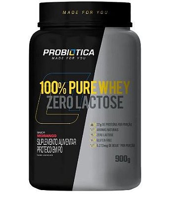 100% Pure Whey ZERO LACTOSE (900g) - Probiótica