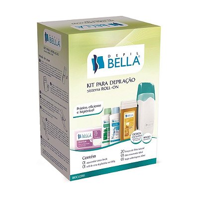 Kit para Depilação Sistema Roll-On Depil Bella