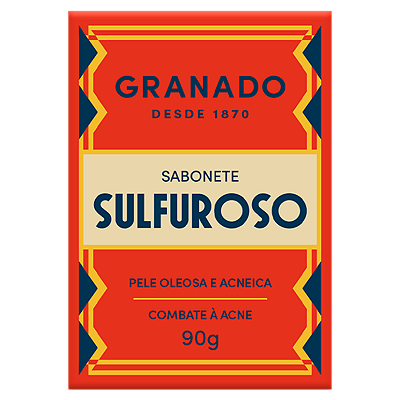 Sabonete Sulfuroso Granado 90g - Sabonete em Barra Antiacne