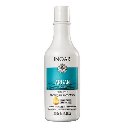 Inoar Argan Infusion Proteção Anticaspa Shampoo 500ml