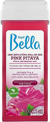 Refil Cera Depilatória Roll-on Pink Pitaya 100g Depil Bella