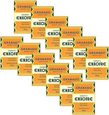 Kit 12 Sabonetes de Enxofre Granado 90g - Atacado e Revenda