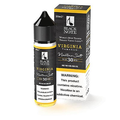 Liquido Virginia (Tobacco) - Nic Salt | Black Note