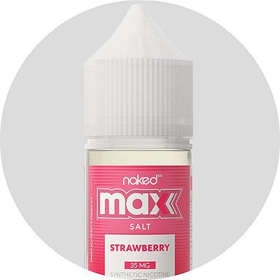 Liquido Strawberry (Max) - Salt Nicotine | Naked 100