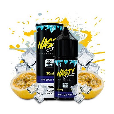 Líquido Nic Salt Passion Killa - High Mint Series | Nasty Juice