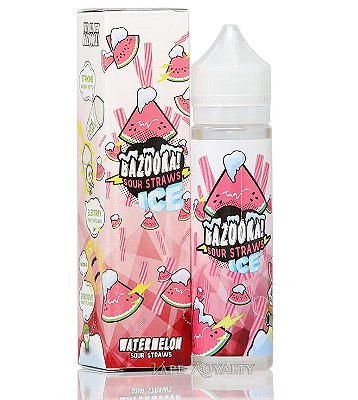 Liquido Watermelon Ice (Sour Straws) | Bazooka!