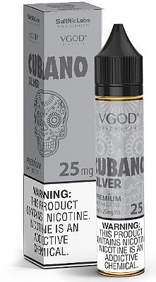 Líquido Cubano Silver - SaltNic / Salt Nicotine - VGOD SaltNic