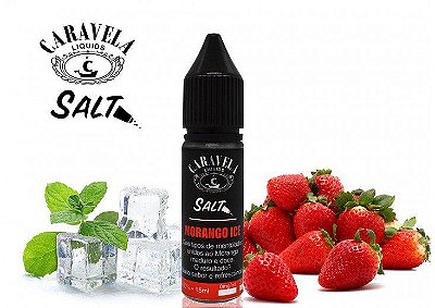 Líquido Morango Ice - SaltNic / Salt Nicotine - Caravela