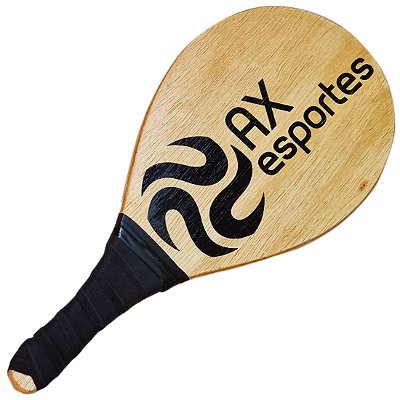 Raquete Frescobol de Madeira AX Esportes Tradicional