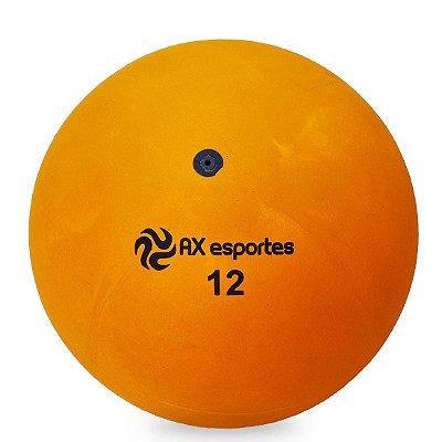 Bola Iniciação Borracha Lisa AX Esportes Nº12 - LARANJA - LCD
