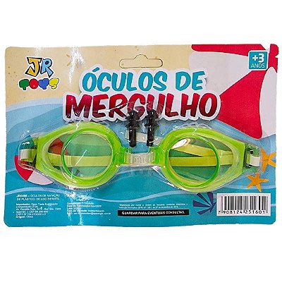 Óculos de Natação Infantil JR - Verde Limão