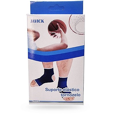 Tornozeleira Elástica AX Esportes - TAM-Único (Unidade) Javick